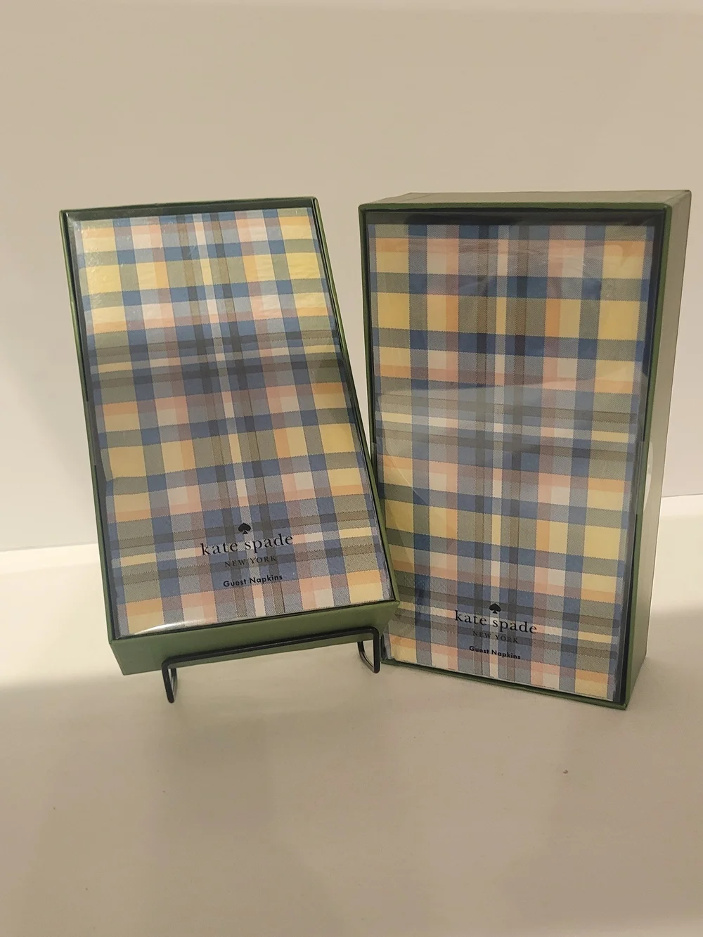 Kate Spade Garden Plaid Guest Napkins